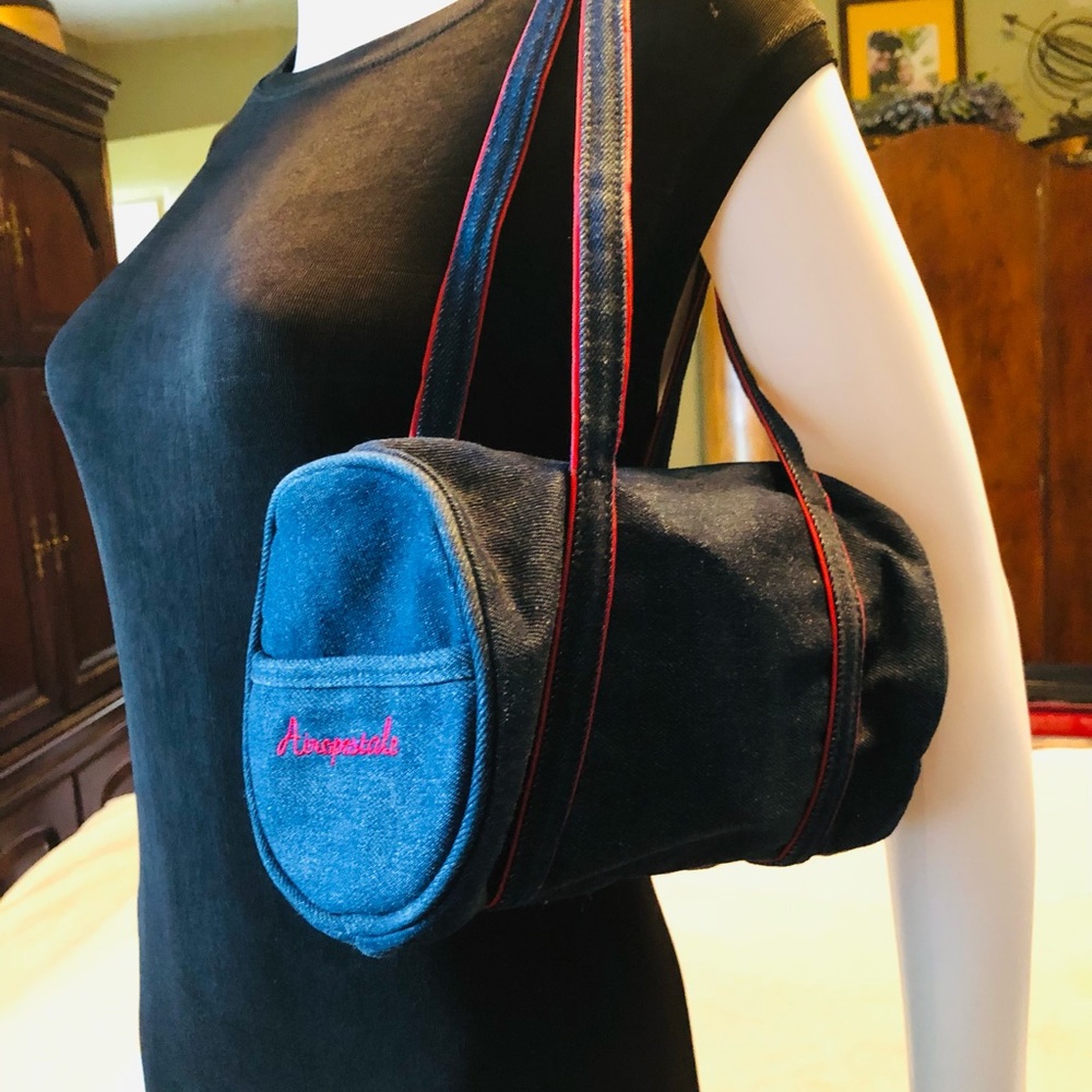AÉROPOSTALE Blue denim bag.